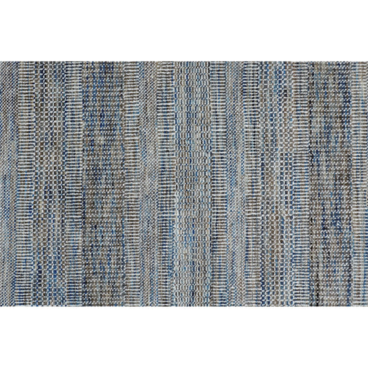 Janson Transitional Stripes Rug - I6064 by Feizy in silver. Made from wool, viscose in a unique style.