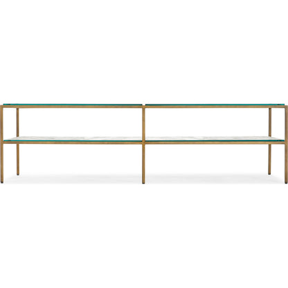 Cashel Coffee Table by Hooker Furniture in gold. Made from unique in a modern style.