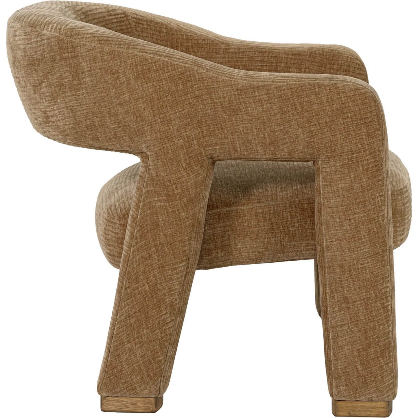 003 SI-2325202 | Additional Silo | Quinn Club Chair by LH Imports in chai. Made from 100% polyster fabric, solid rubberwood legs, 40,000 rub count in a traditional style.