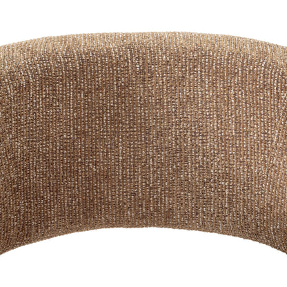 Quinn Dining Chair by LH Imports in granulated gold. Made from pine wood, plywood, polyester fabric, solid rubberwood, hr foam, polyester fiber in a eclectic & global style.