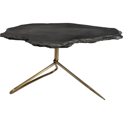 Sheridan Table by Moe's Home Collection. Made from stone, iron base in a modern style.