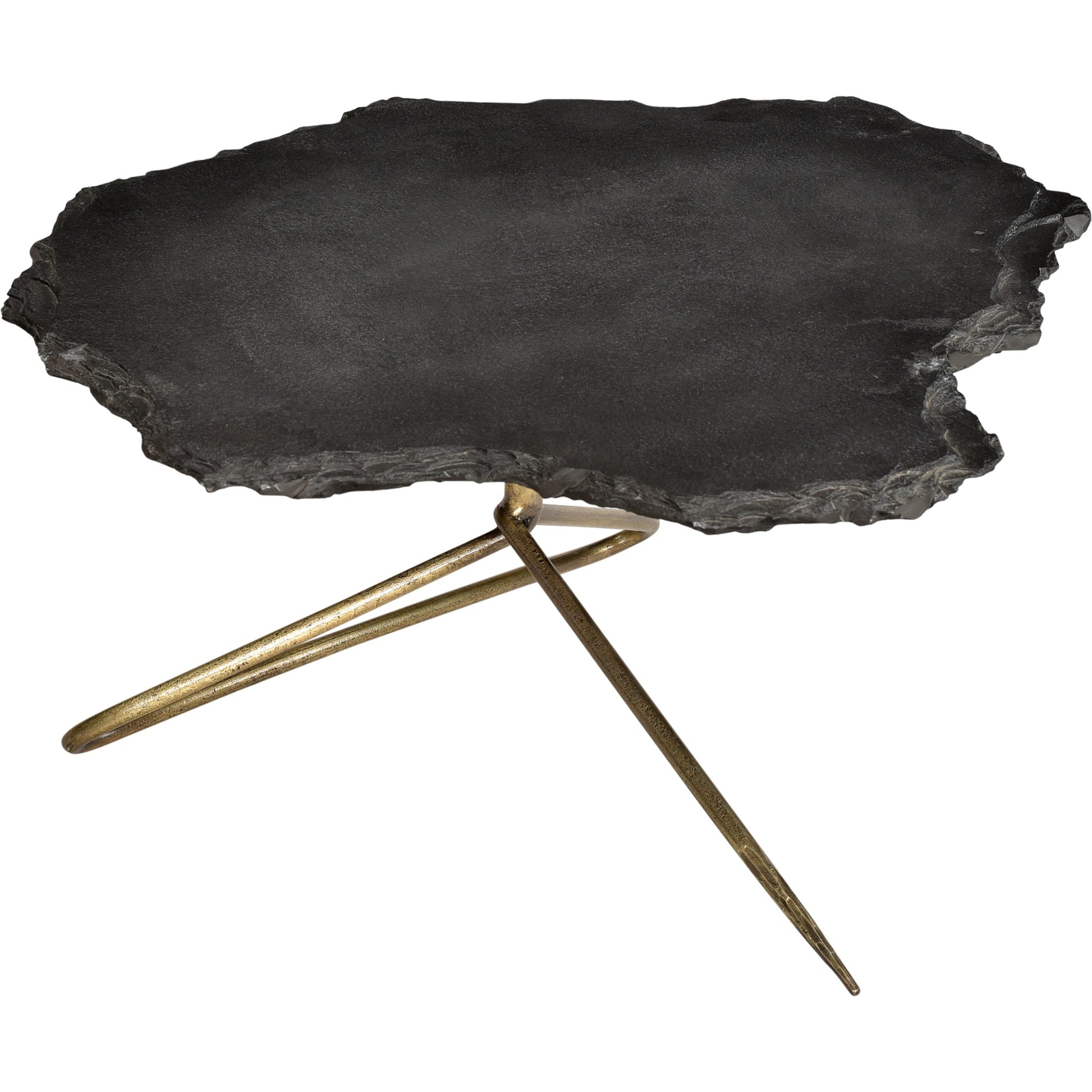 Sheridan Table by Moe's Home Collection. Made from stone, iron base in a modern style.