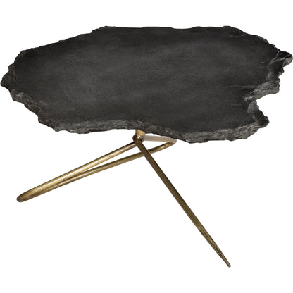 Sheridan Table by Moe's Home Collection. Made from stone, iron base in a modern style.