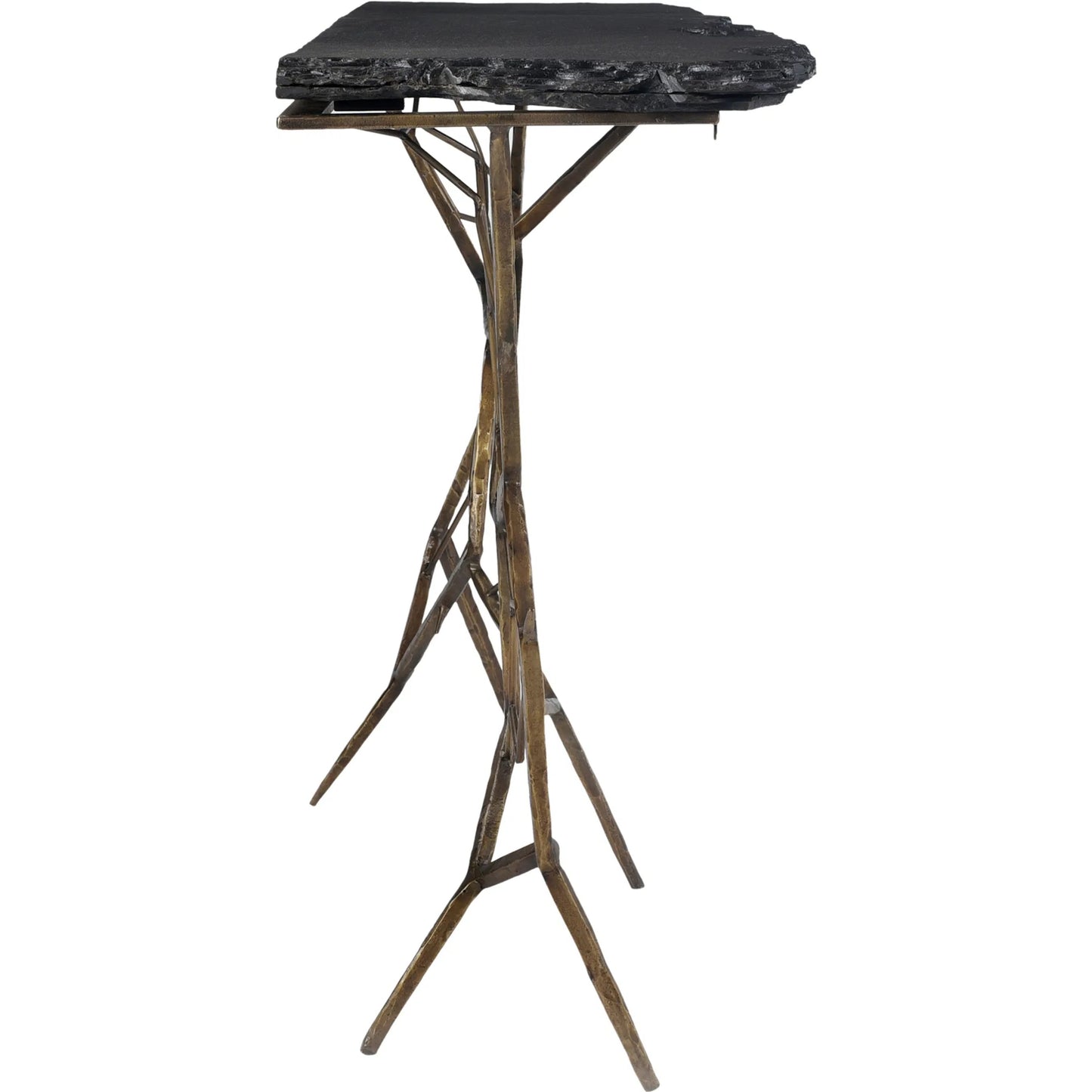 002 SI-2253895 | Additional Silo | Nate Slate Console Table by Moe's Home Collection. Made from slate stone, iron base in a modern style.