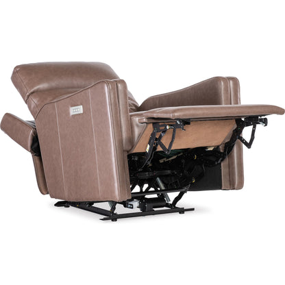 Twain Zero Gravity Power Recliner with Power Headrest and Lumbar by Hooker Furniture in brown. Made from unique in a traditional style.