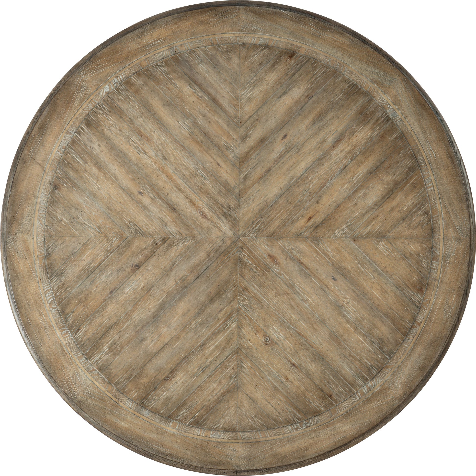 Castella Urn Table by Hooker Furniture in antique slate. Made from pecan, quartered hickory, quartered black walnut, quartered ash, maple veneers with resin in a traditional style.