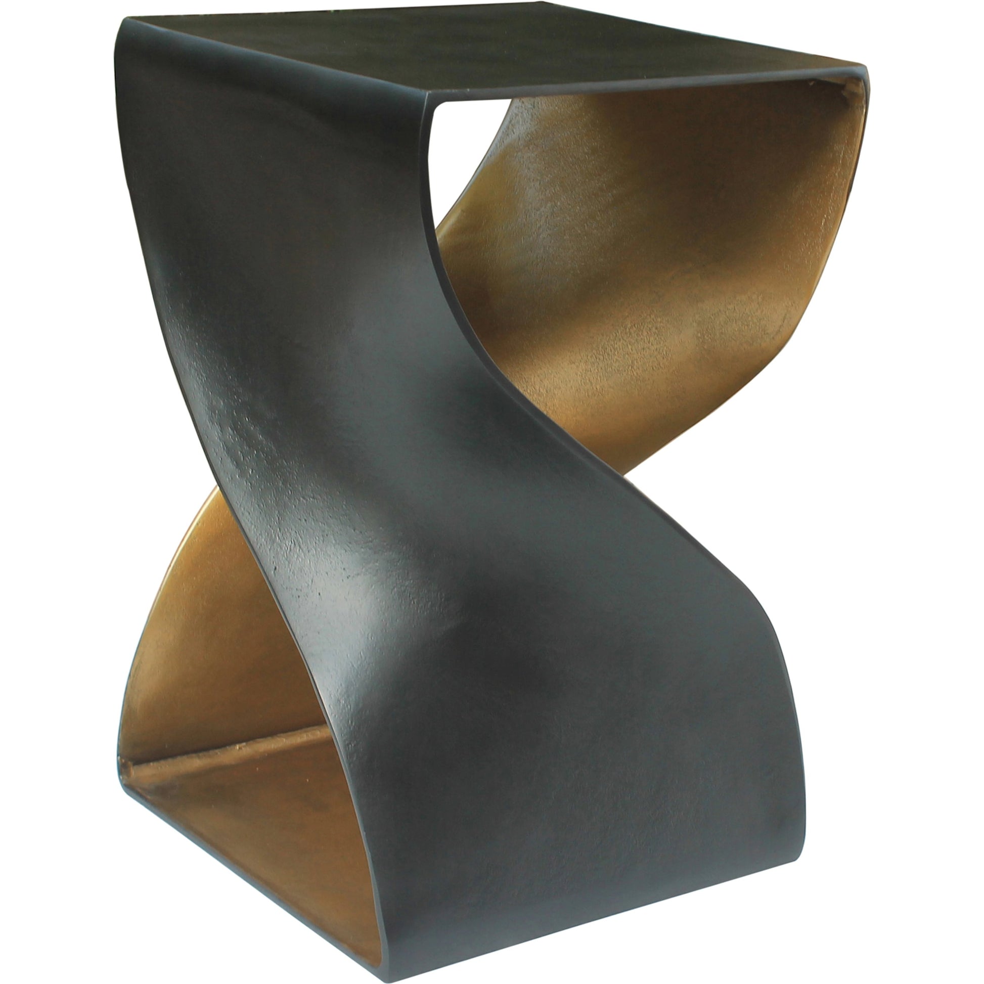 Twist Accent Table by Moe's Home Collection. Made from aluminum in a modern style.