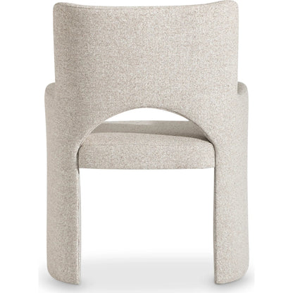 Loggia Shelter Back Arm Chair by Bernhardt in beige. Made from fabric in a transitional style.