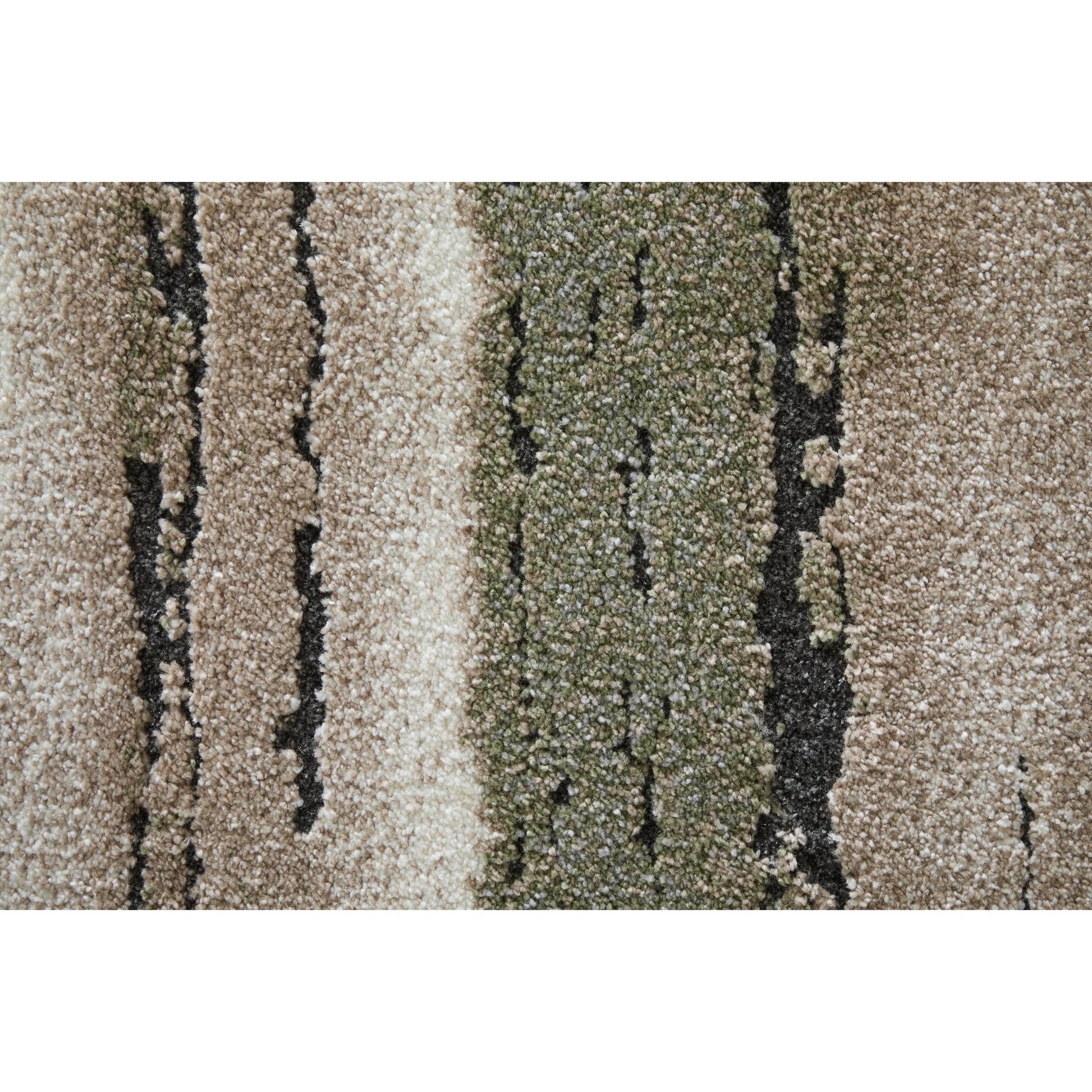 Gilmore Stripes GIL39UQF Rug by Feizy in ivory, gray, green. Made from polypropylene in a unique style.