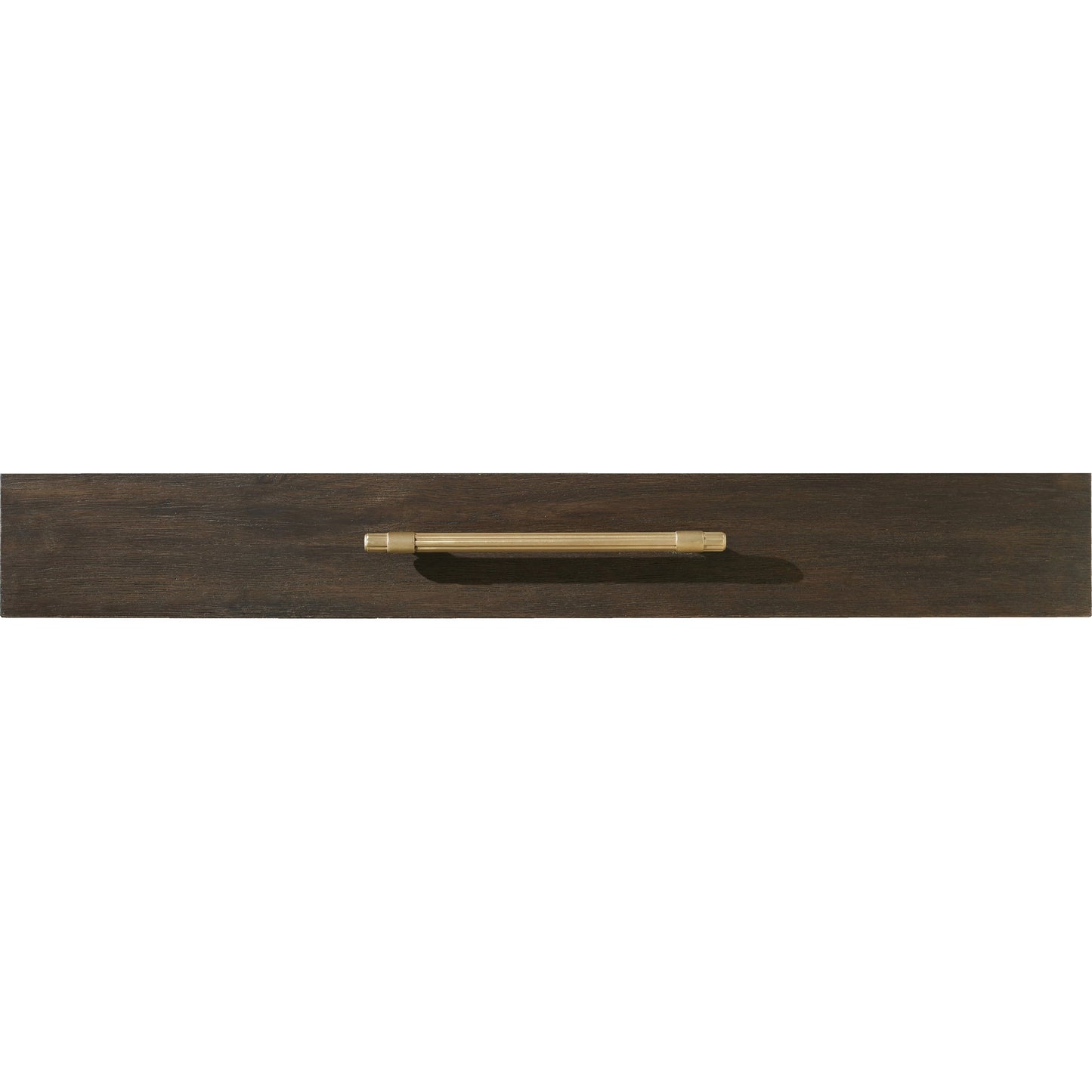 003 SI-1748788 | Closeup | Curata Nightstand by Hooker Furniture in midnight brown. Made from white oak veneers, metal, glass in a modern style.