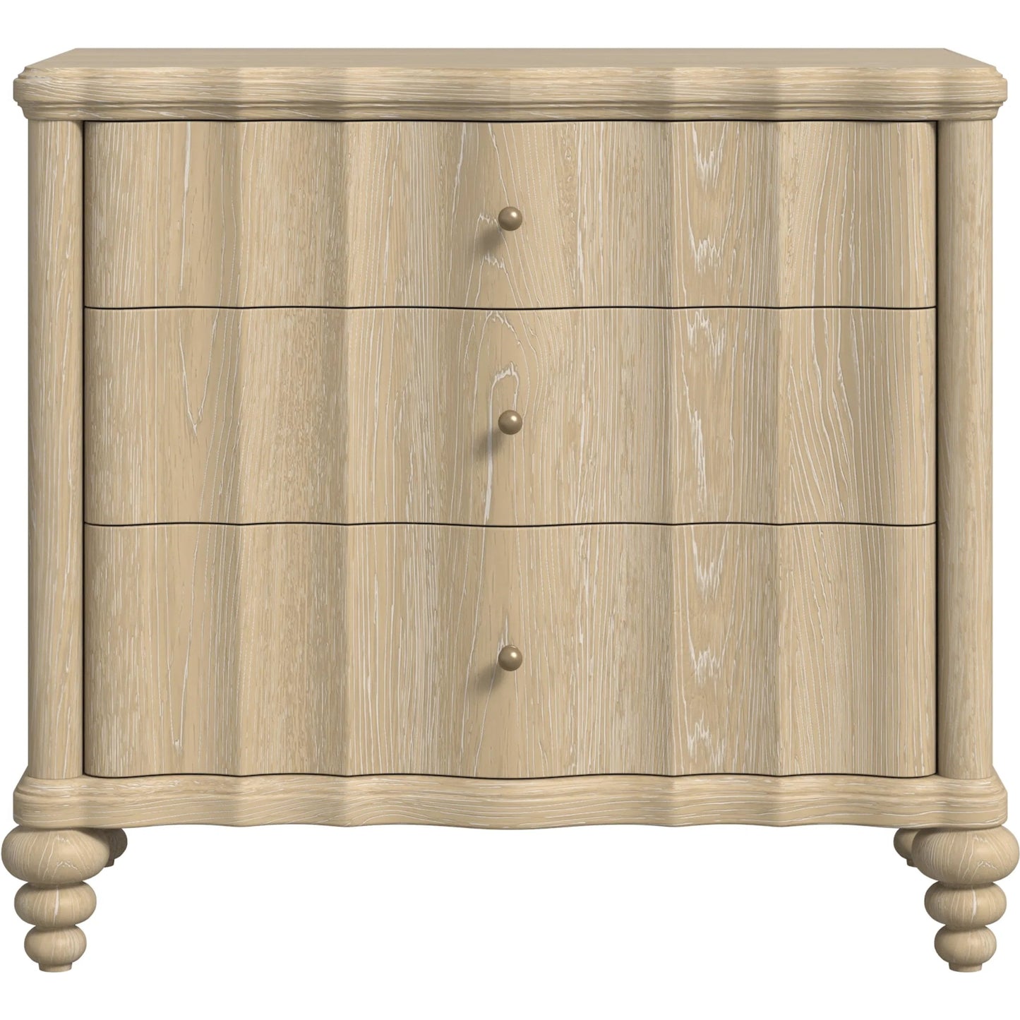 004 SI-2514190 | Additional Silo | Haven Nightstand by A.R.T. Furniture. Made from parawood solids, oak veneer in a transitional style.