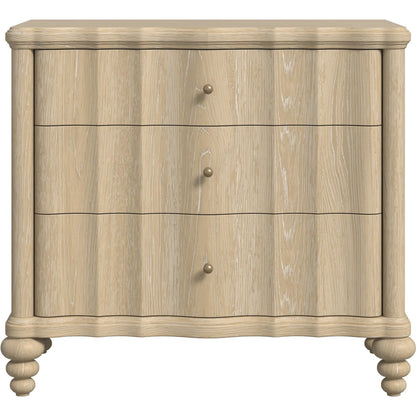 Haven Nightstand by A.R.T. Furniture. Made from parawood solids, oak veneer in a transitional style.