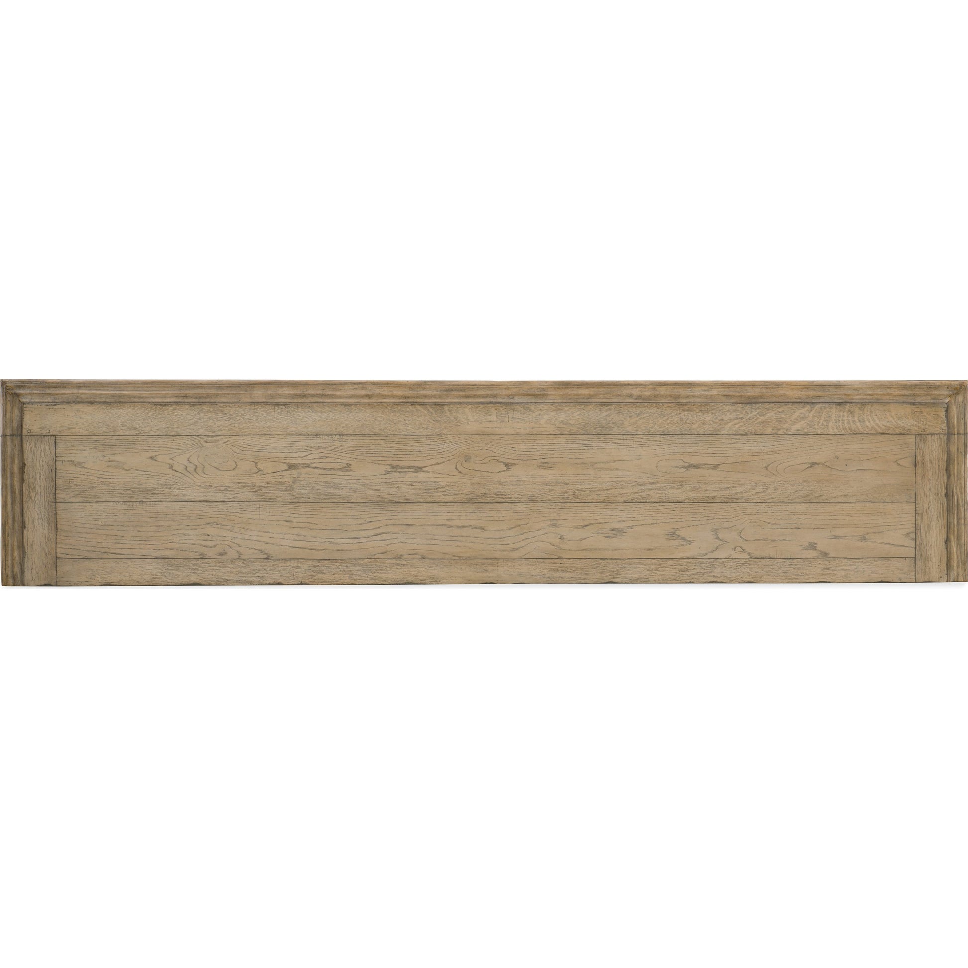 Bexar Huntboard by Hooker Furniture in sandstone. Made from white oak veneers in a traditional style.