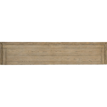 Bexar Huntboard by Hooker Furniture in sandstone. Made from white oak veneers in a traditional style.