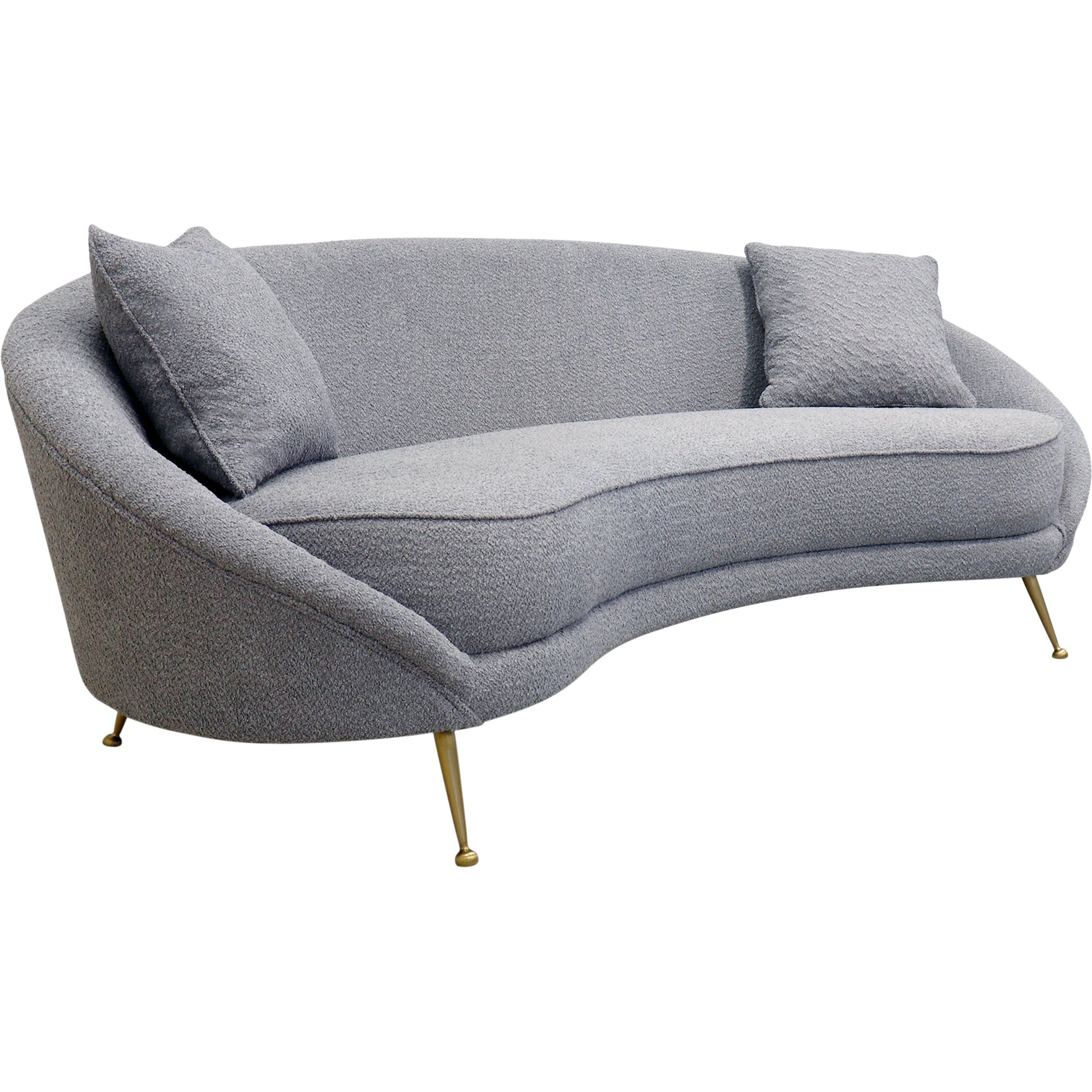Luna Sofa by Pasargad Home. Made from polyester fabric in a modern style.