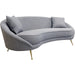 Luna Sofa by Pasargad Home. Made from polyester fabric in a modern style.