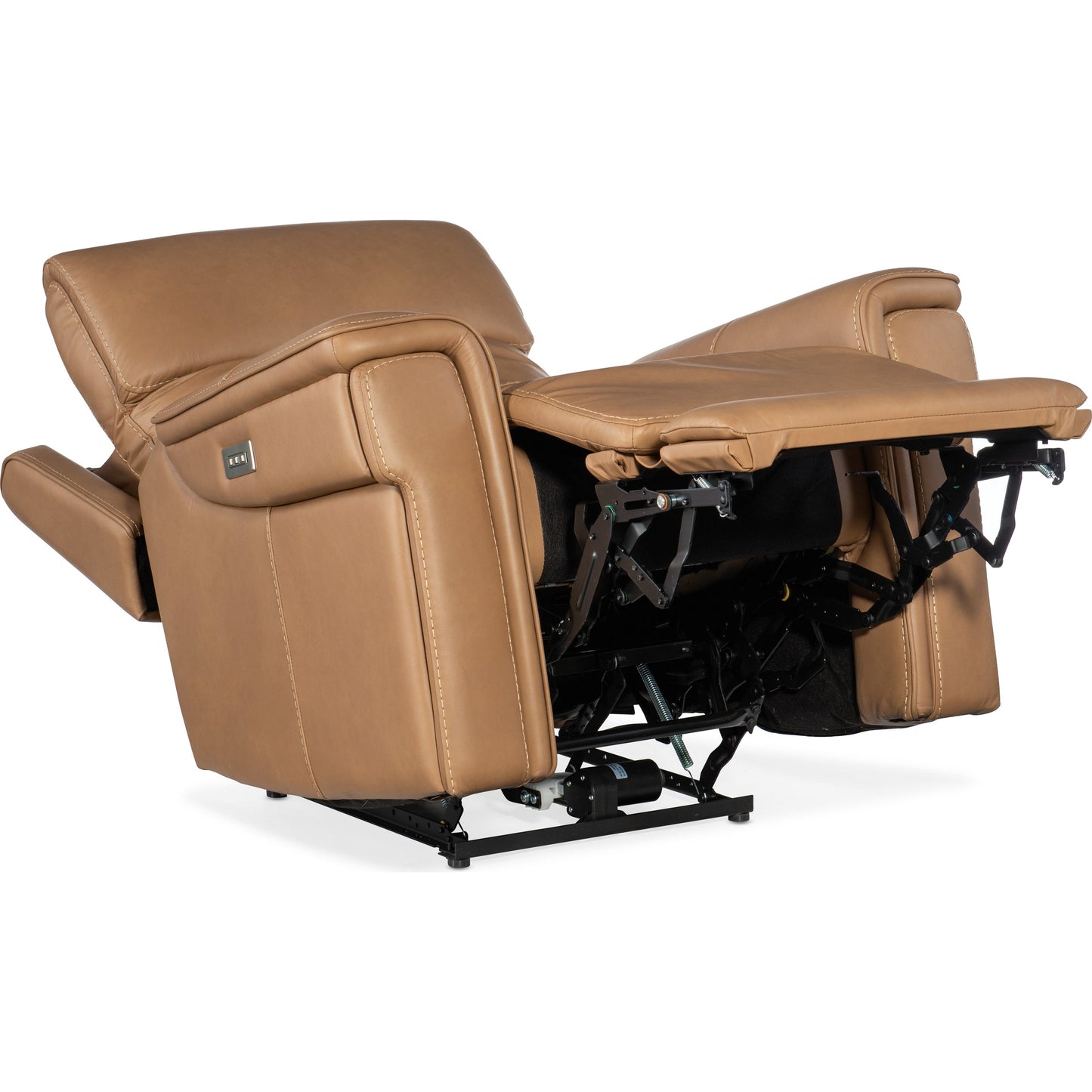 004 SI-1873130 | Additional Silo | Lyra Zero Gravity Power Recliner by Hooker Furniture. Made from leather in a traditional style.