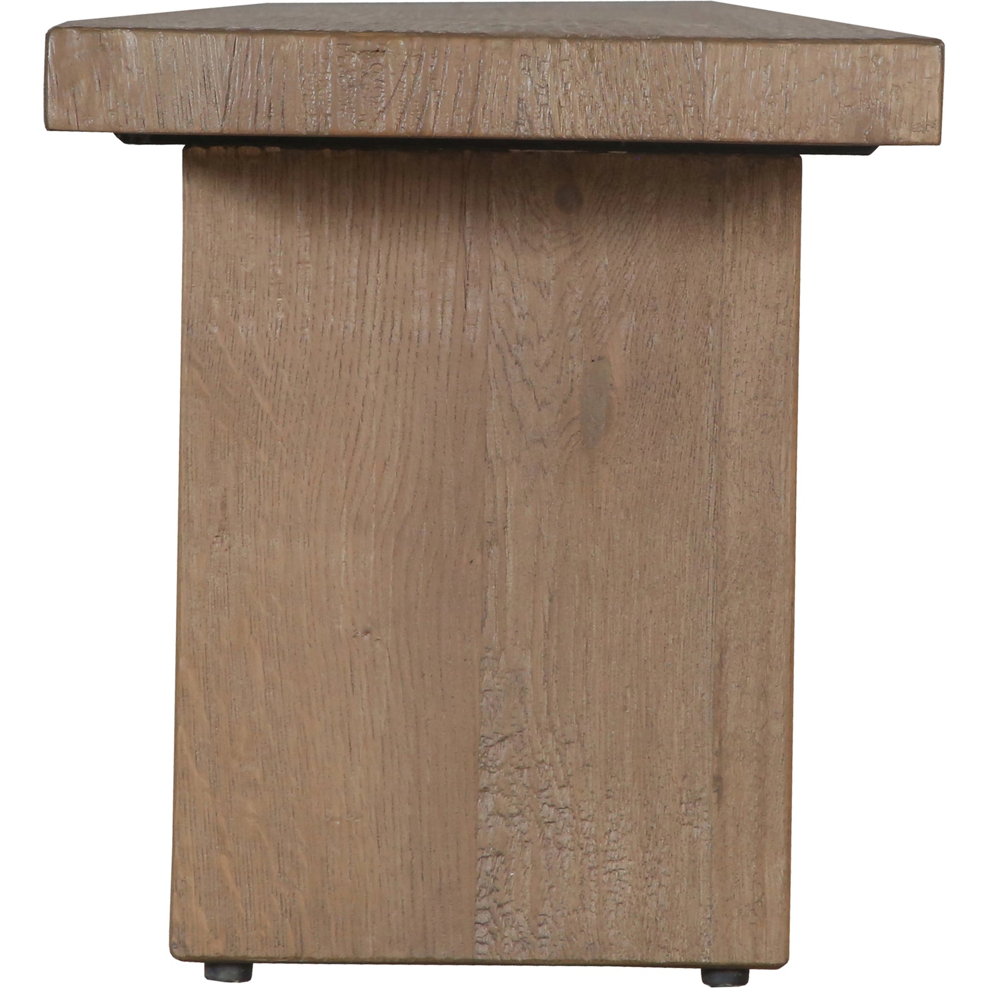 Koshi Bench by Moe's Home Collection in sandblasted amber oak. Made from solid oak in a modern style.