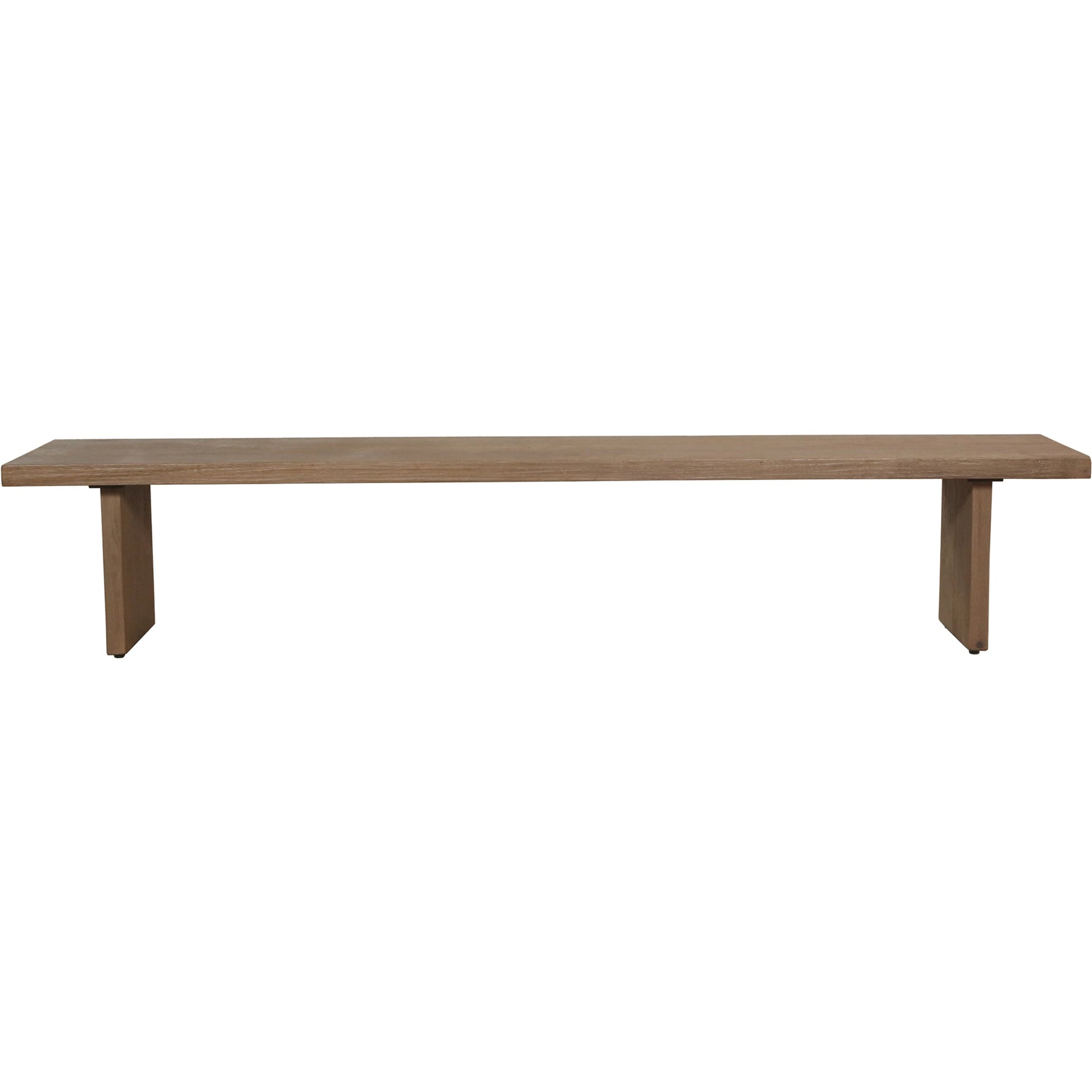 Koshi Bench by Moe's Home Collection in sandblasted amber oak. Made from solid oak in a modern style.
