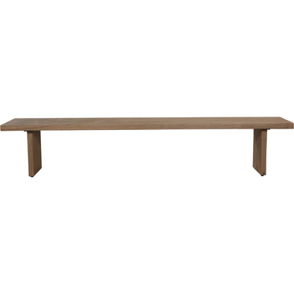 Koshi Bench by Moe's Home Collection in sandblasted amber oak. Made from solid oak in a modern style.