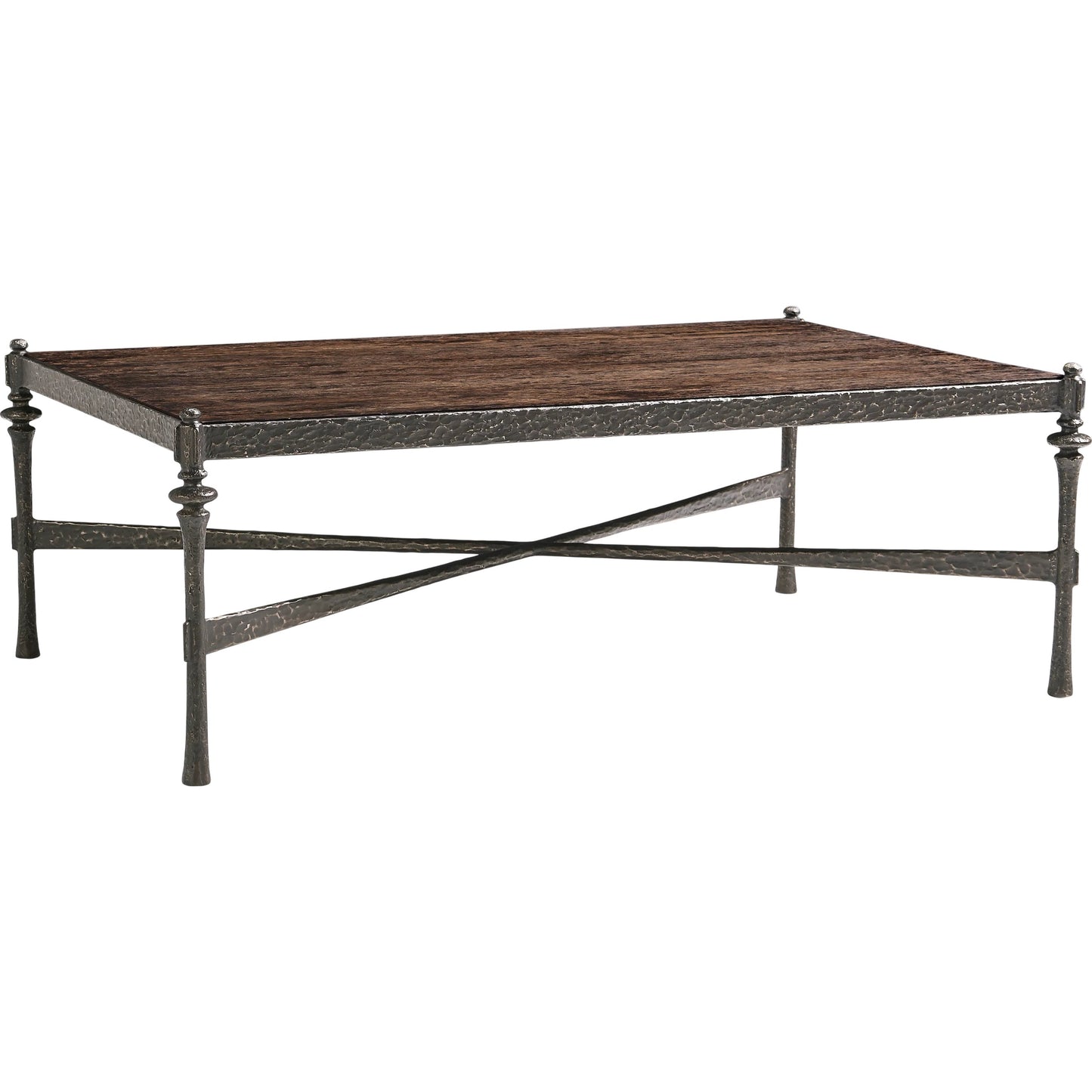 001 SI-2462649 | Primary Silo | Terravita Cocktail Table by Jonathan Charles in black caldera oak. Made from oak veneer in a cottage & farmhouse style.