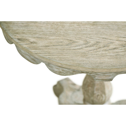 William Yeoward Overbury Breakfast Table by Jonathan Charles in grey and greyed oak. Made from oak in a cottage & farmhouse style.