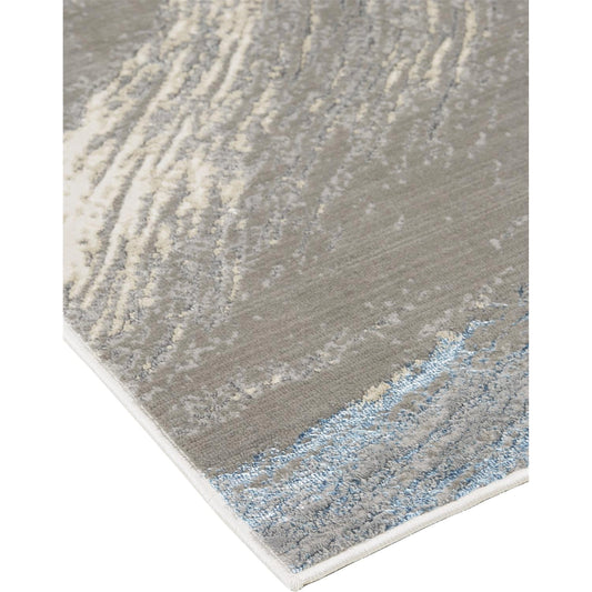 Azure Rug - 3524F by Feizy in gray, ivory, blue. Made from polyester, polypropylene in a unique style.