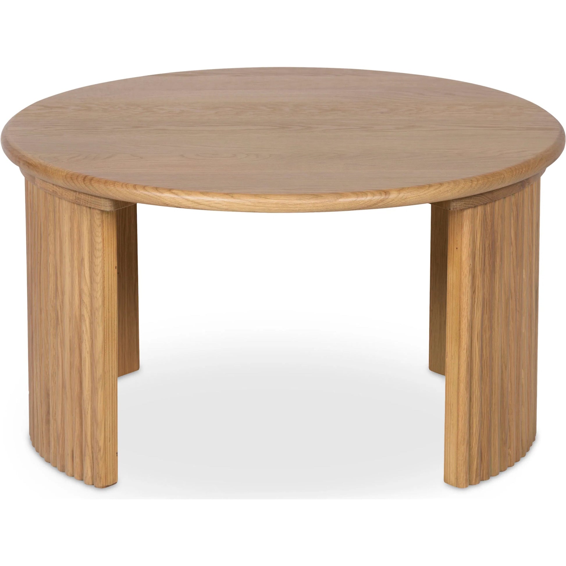 Penny Coffee Table by Moe's Home Collection in brown and brown oak. Made from solid oak tabletop, oak veneer over plywood base in a traditional style.