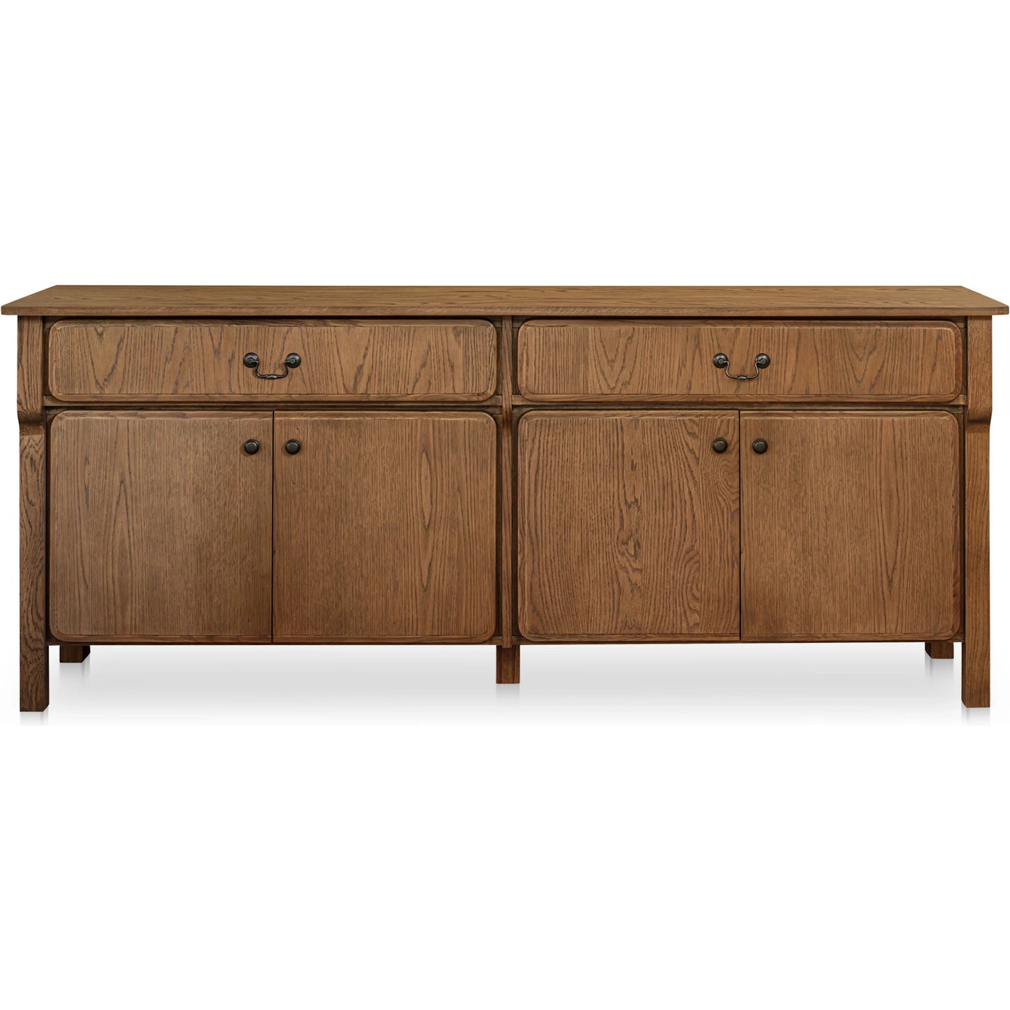 000 SI-2367933 | Primary Silo | Caroline Sideboard by Moe's Home Collection in warm brown. Made from solid oak frame, oak veneer over mdf side panel, drawer in a transitional style.