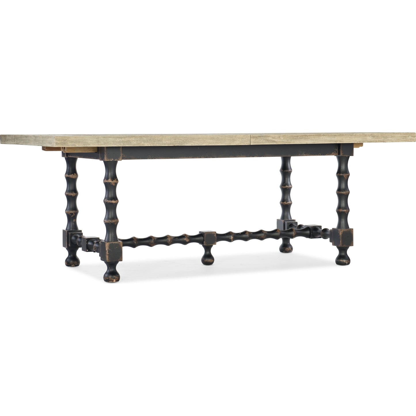 000 SI-1748695 | Primary Silo | Ciao Bella Trestle Table by Hooker Furniture. Made from pine veneers with solid-wood edge top in a traditional style.