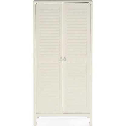 Serenity Cape May Wardrobe by Hooker Furniture in shell, champagne. Made from maple veneers in a modern style.