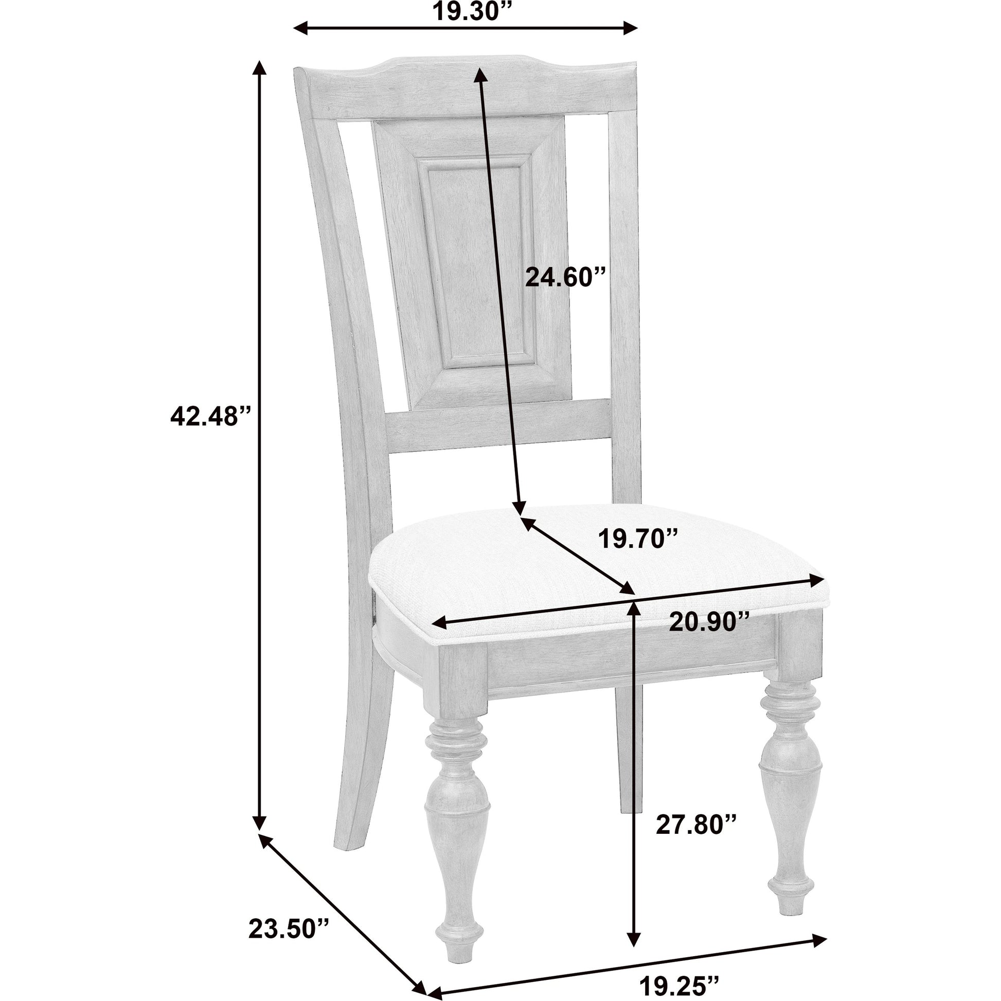 Woodbury Wooden Side Chair by Pulaski Furniture in cowboy boots brown. Made from rubberwood in a traditional style.