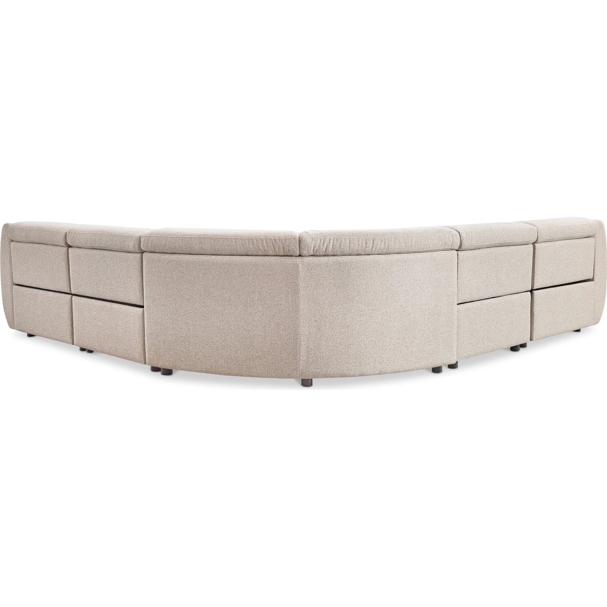 Avignon 5-PIECE Fabric Power Motion Sectional by Bernhardt in beige, tan. Made from fabric in a unique style.