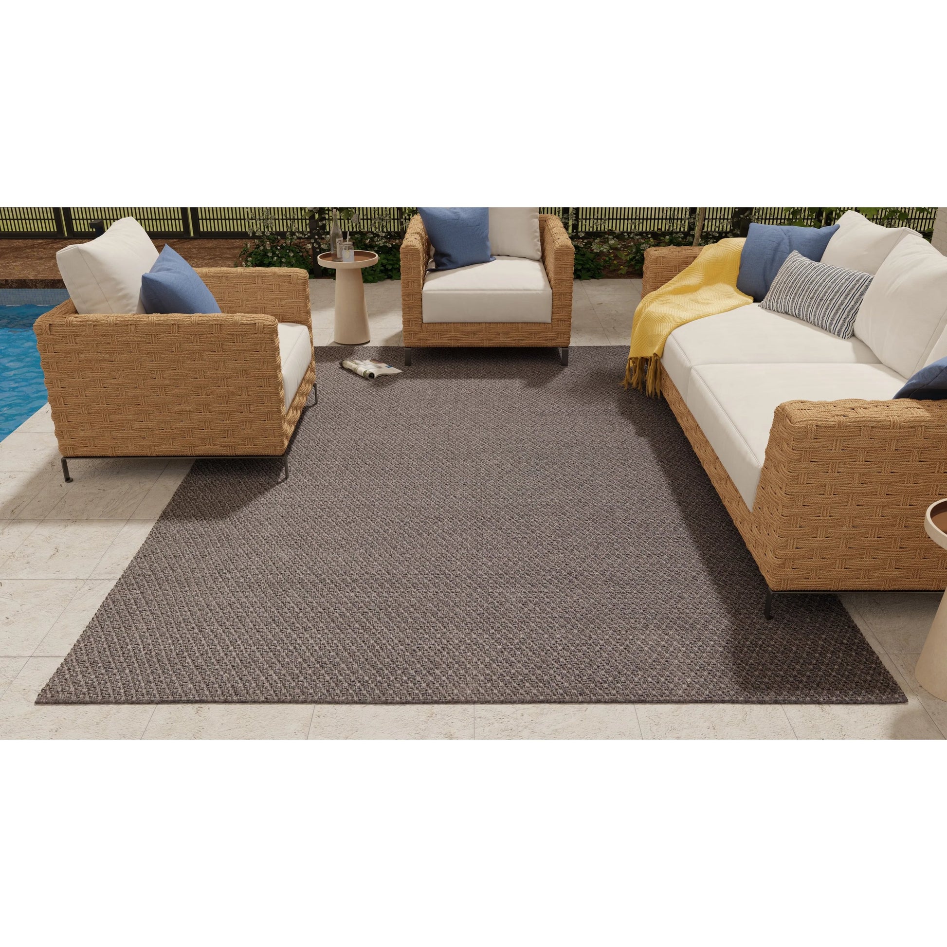 Tito Solid Rug - 0826F by Feizy. Made from polypropylene in a unique style.
