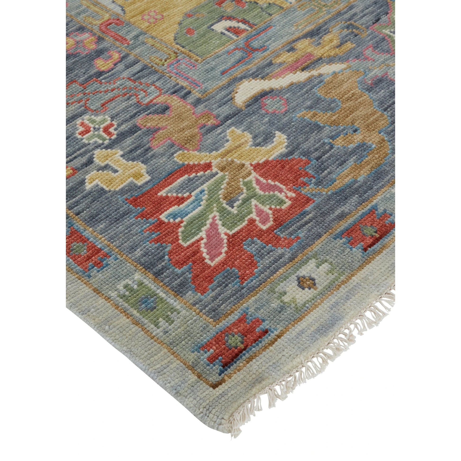Karina Traditional Persian Rug - 6794F by Feizy in blue, gray, gold. Made from wool in a unique style.
