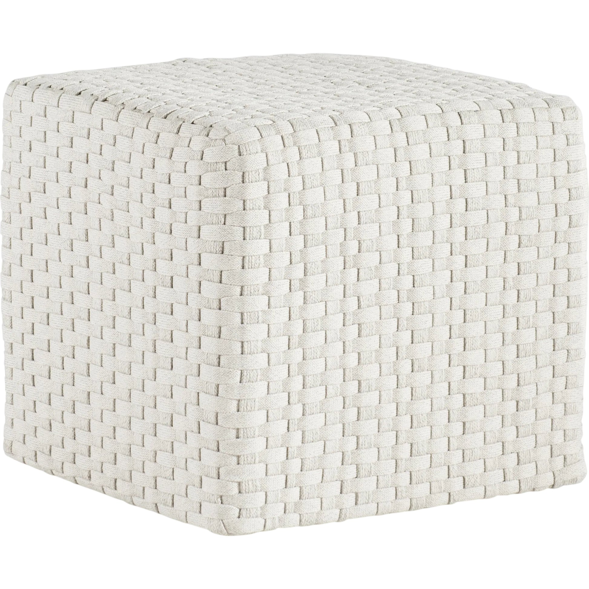Boca Outdoor Ottoman by Bernhardt in white, cream. Made from unique in a unique style.