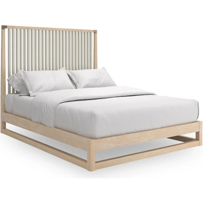 Pinstripe Slatted Bed by Caracole. Made from unique in a transitional style.