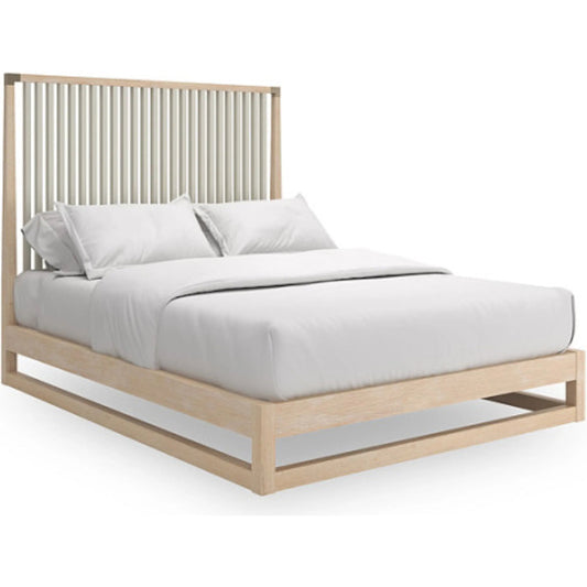 Pinstripe Slatted Bed by Caracole. Made from unique in a unique style.
