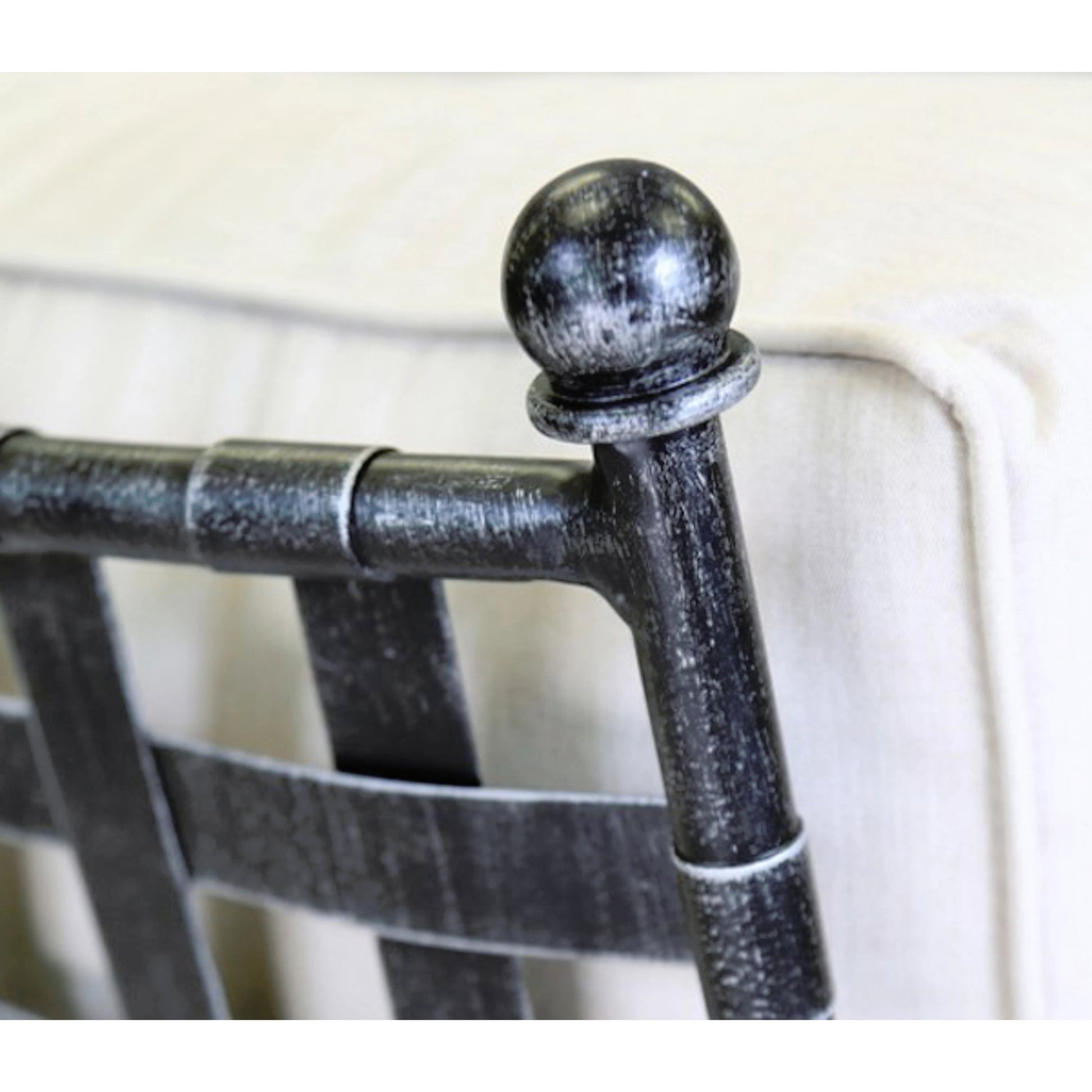 Provence Outdoor Sofa by Sunset West. Made from wrought iron in a modern style.