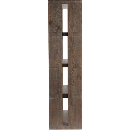 Outline Etagere by Bernhardt in cassel. Made from wood in a transitional style.