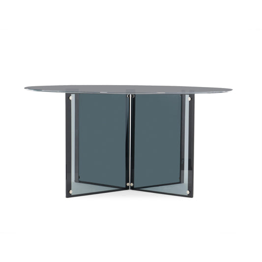 54 Inch Round Tempered Glass Top by Caracole in natural. Made from unique in a modern style.