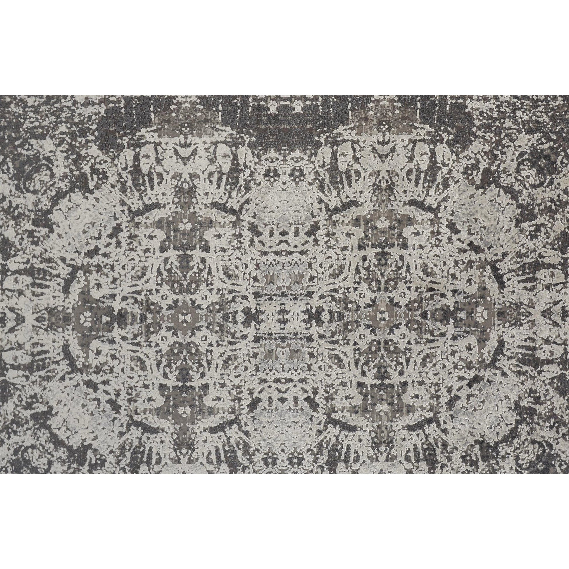 Cadiz Rug - 3989F by Feizy in gray, ivory, taupe. Made from viscose, acrylic in a unique style.