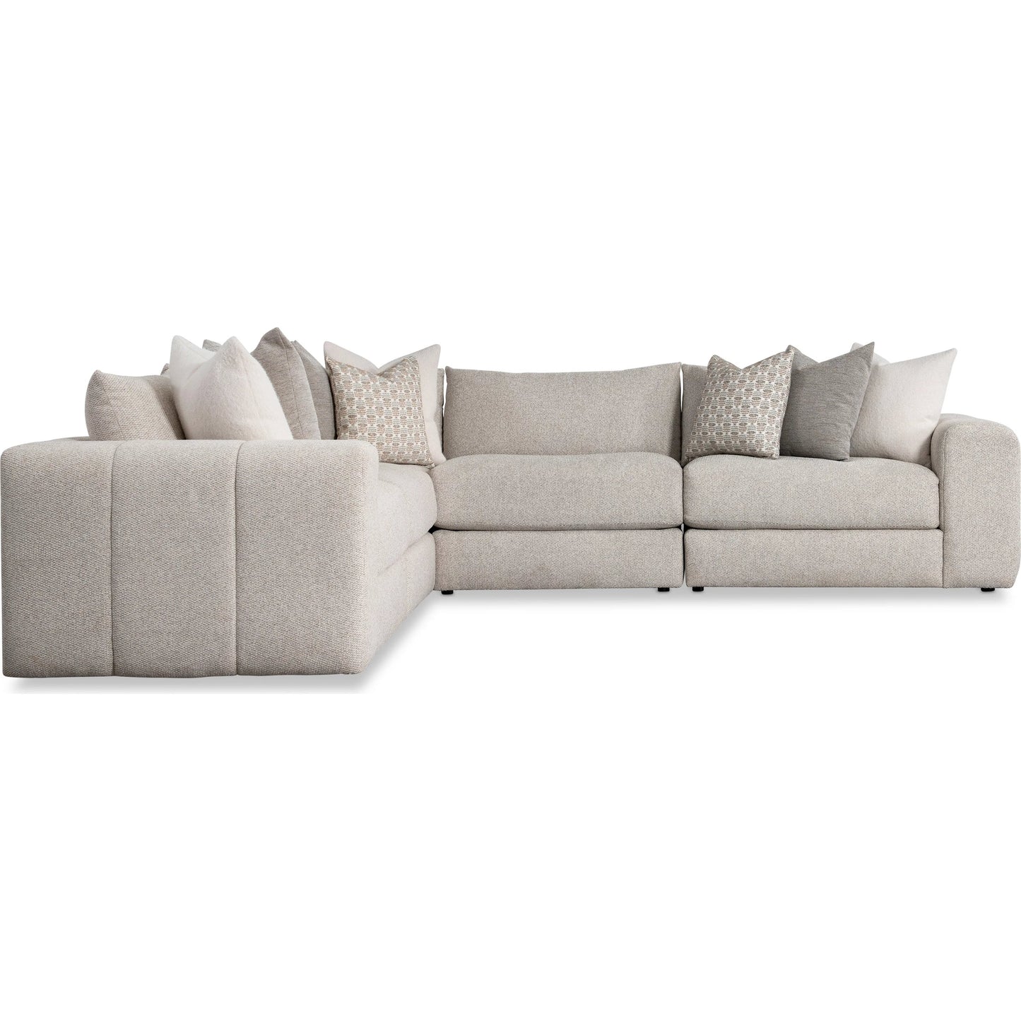 002 SI-2524043 | Additional Silo | Vista 5-Piece Fabric Sectional by Bernhardt in beige. Made from fabric in a transitional style.