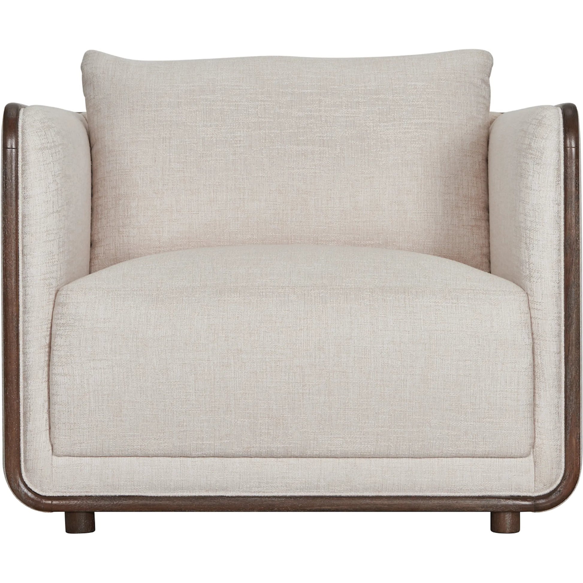 Sagrada Lounge Chair, C-Ivory by A.R.T. Furniture in hazel. Made from parrwood in a transitional style.