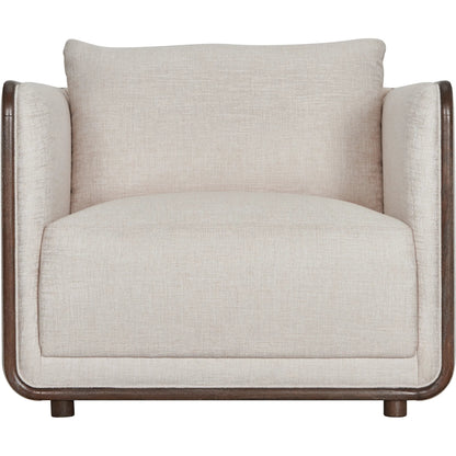 Sagrada Lounge Chair, C-Ivory by A.R.T. Furniture in hazel. Made from parrwood in a transitional style.