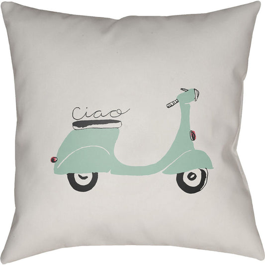 Ciao Pillow - 26118 by Livabliss. Made from front: 100% polyester, back: 100% polyester in a modern style.