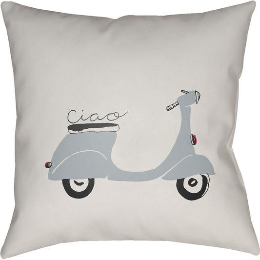 Ciao Pillow - 26118 by Livabliss. Made from front: 100% polyester, back: 100% polyester in a modern style.
