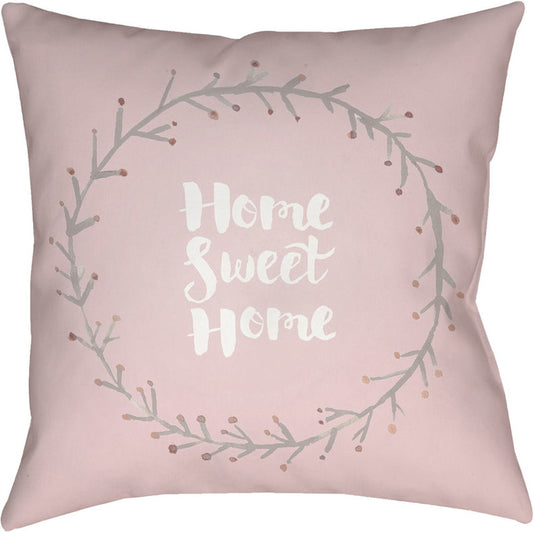 Home Sweet Home II Pillow - 28487 by Livabliss. Made from front: 100% polyester, back: 100% polyester in a traditional style.