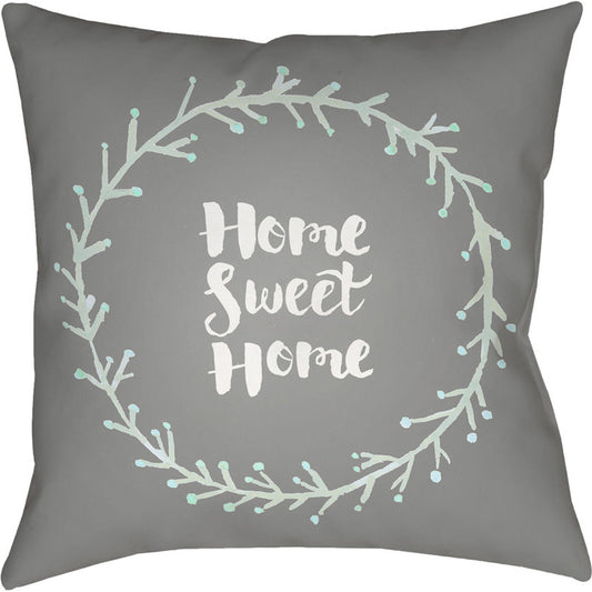 Home Sweet Home II Pillow - 28487 by Livabliss. Made from front: 100% polyester, back: 100% polyester in a traditional style.