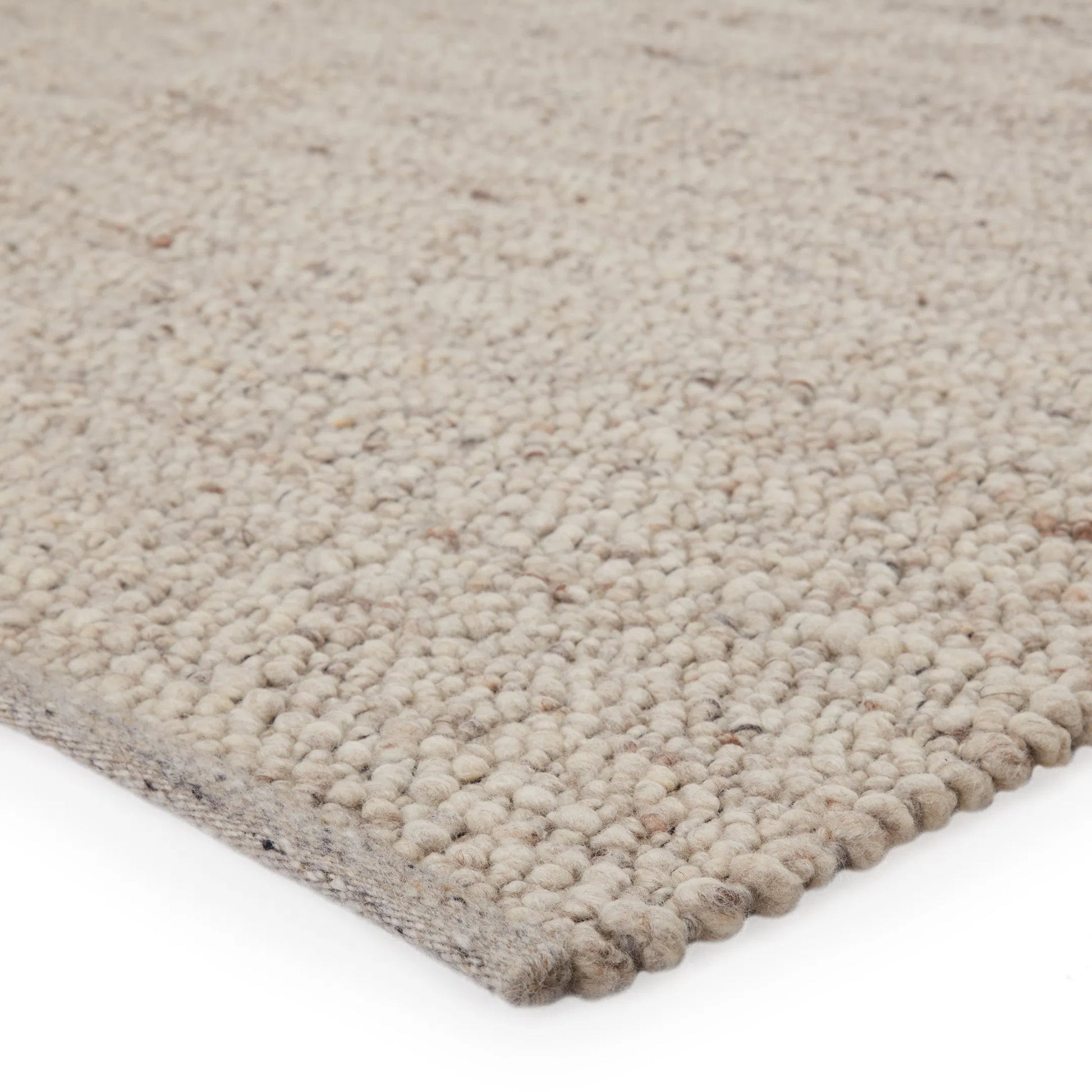 Quiet Time QTM03 Rug by Jaipur Living in taupe, gray. Made from 90% wool 10% jute in a unique style.